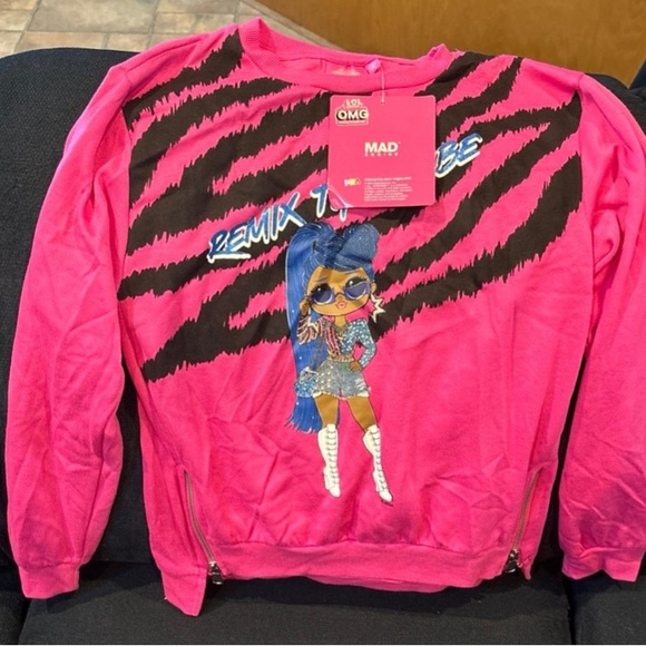 Girls lol omg sweater with zippers on side - Picture 4 of 4